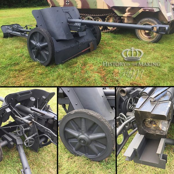 WW2 german 5cm Pal 38 anti tank gun. film prop. blank firing.