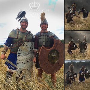 Ancient Mycenaean Armour- Troy Documentary Filming