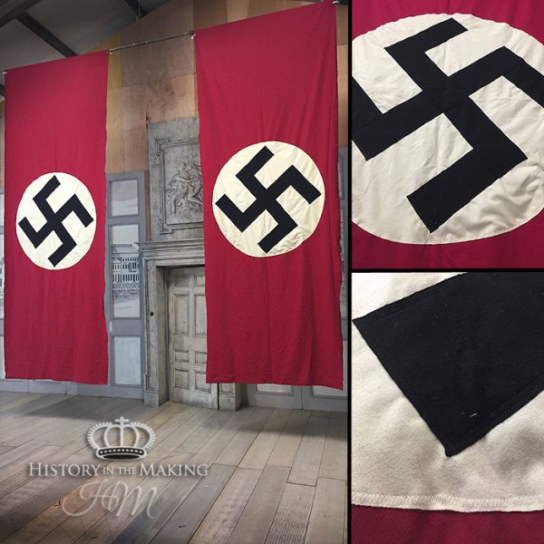 WW2 Nazi Banners-Heavy cotton and melton wool
