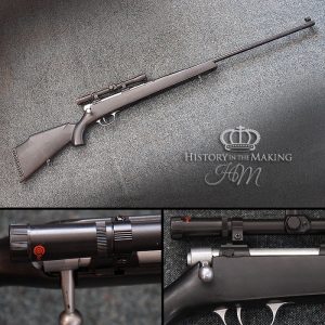 Black Hunting Rifle-Air Rifle-Deactivated (product code RFA007)