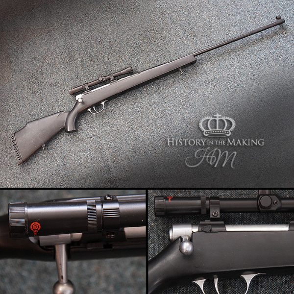 Black Hunting Rifle-Air Rifle-Deactivated (product code RFA007)