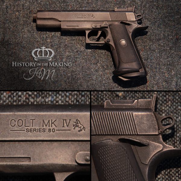 Colt Mk IV- series 80-Semi Automatic Pistol- Plastic Replica (product code RFA010)