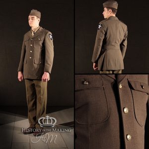 American Class A Uniform- 4 pocket Tunic- 2nd US Infantry Division- 1943