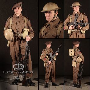 British serge Battle Dress- 1940 Pattern- Gordon Highlanders- North Africa (1941-1943)