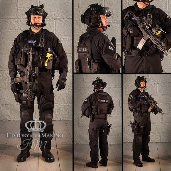 Metropolitan Police SCO19 Armed response unit- Black uniform