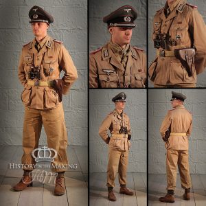 Afrika Corps- Tropical Uniform- Panzer Corps-Lieutenant