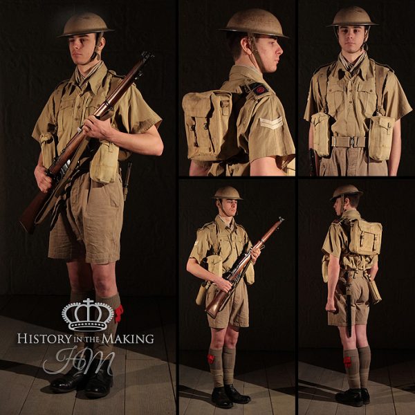 British Khaki Drill Tropical Uniform- North Africa (1942-1943)