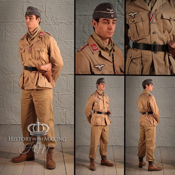 Luftwaffe Tropical Uniform- Artillery Lieutenant