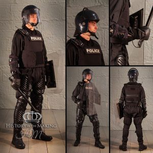 Police Anti Riot Armour- Square Shield and Baton