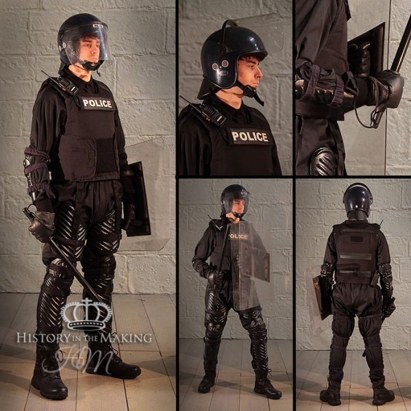 Police Anti Riot Armour- Square Shield and Baton