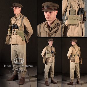 British Officers Khaki Drill Tropical Uniform- Royal Artillery- North Africa (1941-1943)