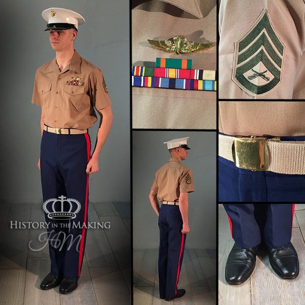 United States marine Corps- Dress Blues Uniform- Shirt Sleeve Summer Order