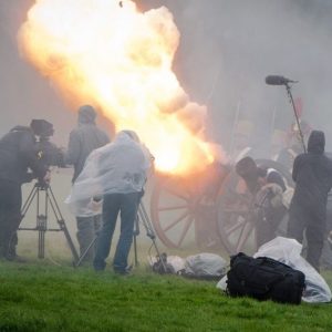 Pyrotechnic Cannon Blast Effect