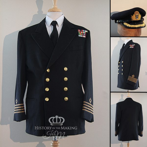 British Royal Navy Reserves- Captain- Blue Service Dress Uniform