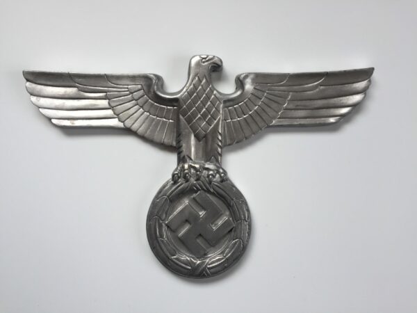 WW2 German Army Wall or Door plaque- 40cm wide- Aluminium
