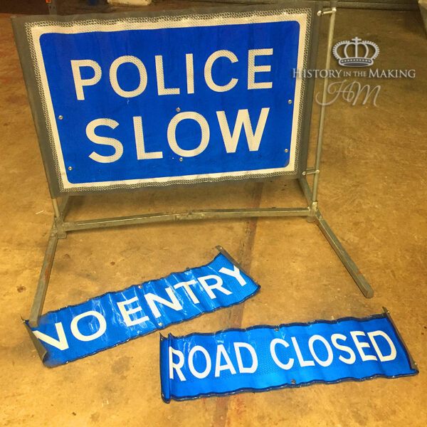 Police Road Control Sign- Portable