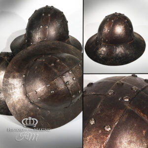14C- Reinforced Kettle Helm- Dark steel finish- Polyurethane construction- 03