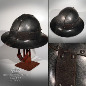 14C-15C English Kettle Helm- Vac Formed Construction-01