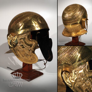 Roman Cavalry Helmet- Brass Construction-01