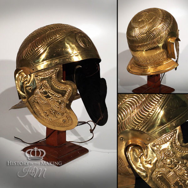 Roman Cavalry Helmet- Brass Construction-01