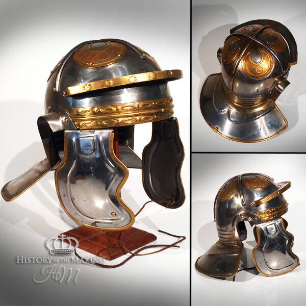 Roman Imperial Italic type Helmet- Reinforced crown-Steel Construction-01
