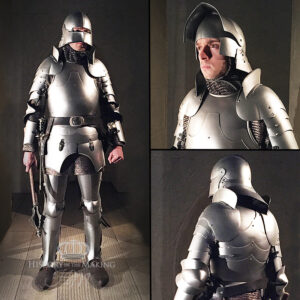 Late 15C- Milanese Full Armour- Steel Finish- Polyurethane construction (product code- PUA02)