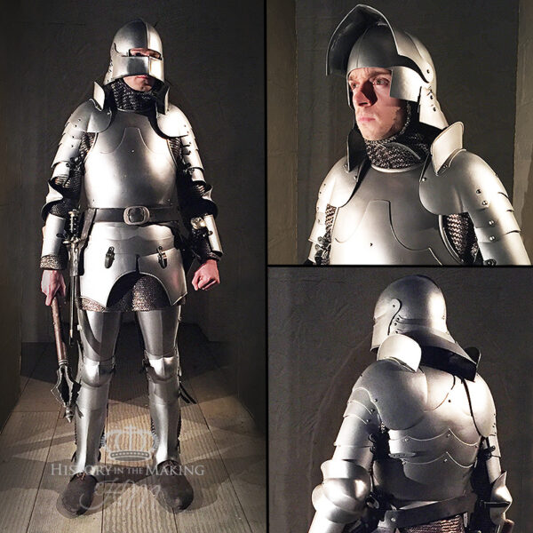 Late 15C- Milanese Full Armour- Steel Finish- Polyurethane construction (product code- PUA02)