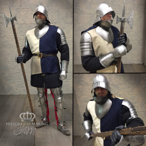 Late 15C-Yorkist Man-at-Arms- (Neville Household)-Polyurethane armour-02
