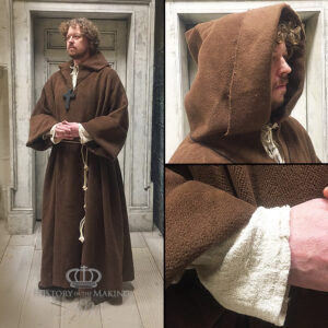 Monk Dressed in Brown Robes- Capuchin order