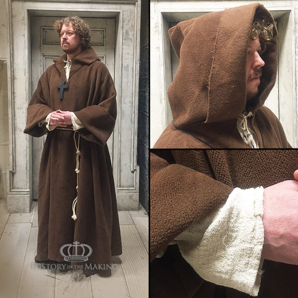 Monk Dressed in Brown Robes- Capuchin order