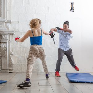 Sword and close combat training.