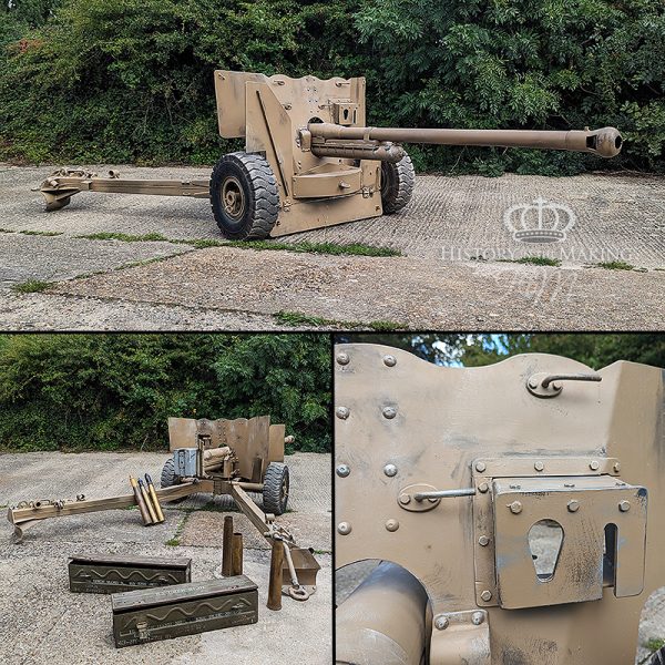 1942 British 6 pounder Anti Tank Gun- Replica