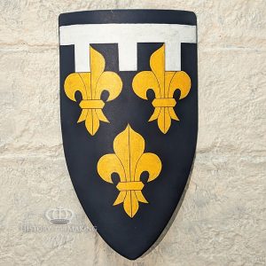 15C- French knight-Duke of Orleans- painted leather over GRP