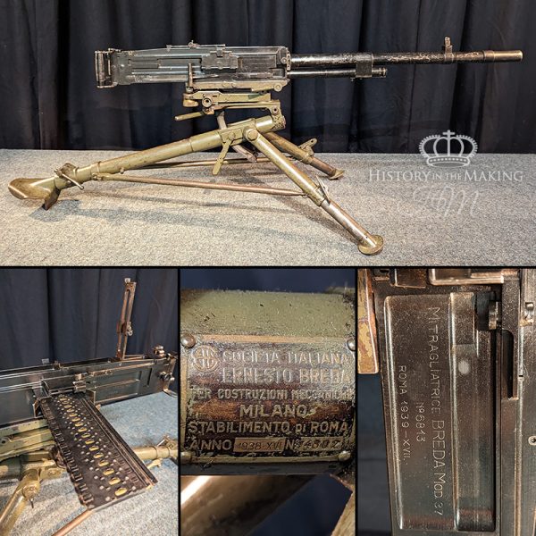 Italian 1937 dated Breda Heavy Machine Gun. Deactivated (Product code-DFA021) - Image 2