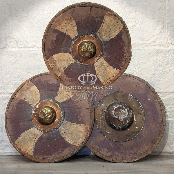 Saxon Small Shield- 50cm Diameter- Battle worn.