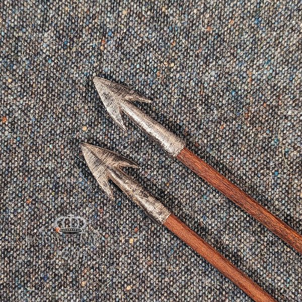 Barbed Arrow Heads- Rubber cast