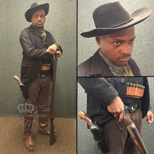 American Cowboy or Ranch Hand Costume - With Shotgun and Revolver