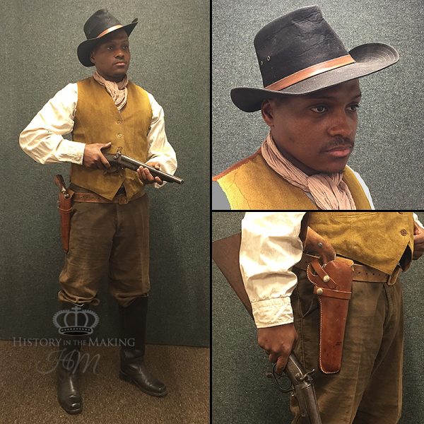 Waggon Guard Costume with Scatter gun- Doeskin Waistcoat and trousers