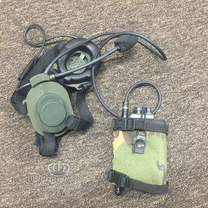 British Army Military PRR Radio SELEX H4855 with headset