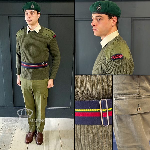 British Royal Marine- No13 Temperate Barracks Dress Uniform. (1970- 1991)
