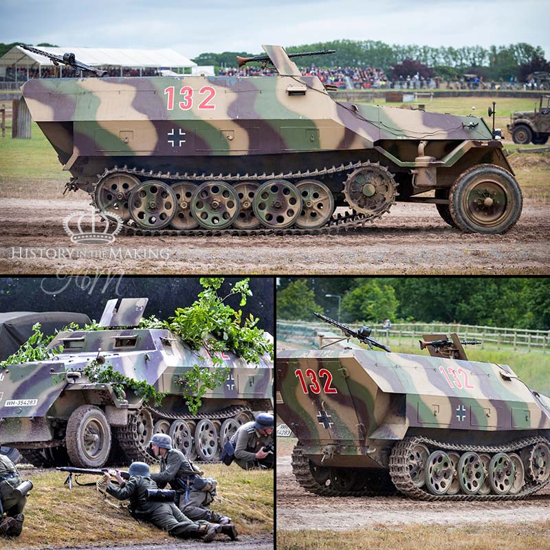 Sluban Set Costruzioni WWII Sd.Kfz. 251 Half-Track Con Cannone 105mm | Modellino Militare M38-b0695, Giocattolo Educativo