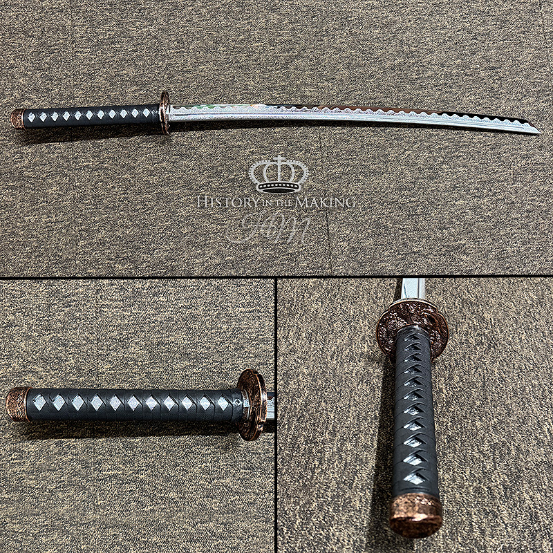 Japanese Katane Sword ABS Plastic 104cm OA Length History In The Making