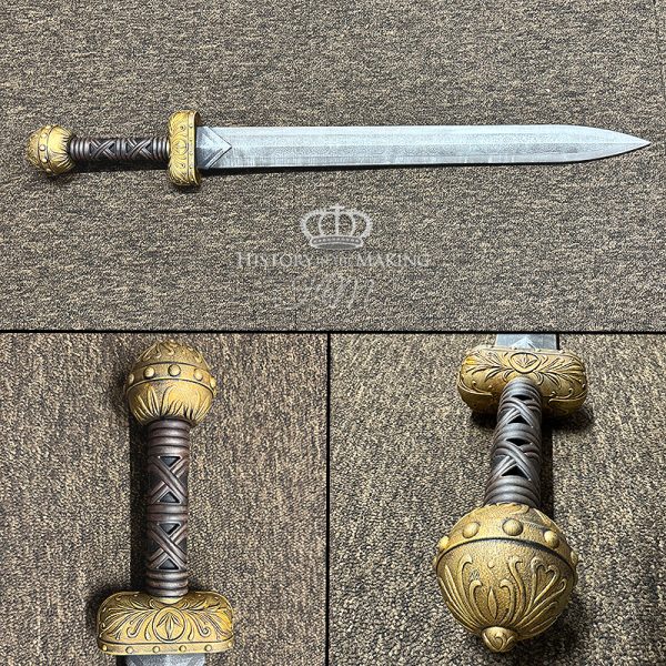 Roman Gladius Type Sword- Polypropylene Construction- Full contact sword- 82cm Overall length