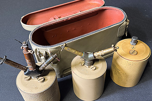 German WW2 S Mine set. S.Mi.35 (Sprengen Mine 1935), (S-Mine & Schrapnellmine 35) anti-personnel mine - Image 2