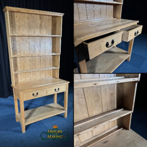 Antique Victorian Pine 2 part dresser (Welsh dresser)