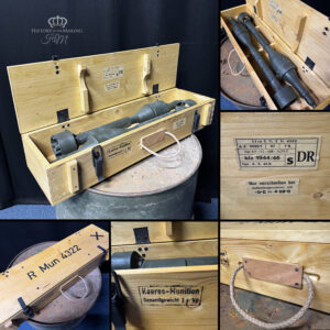 Reproduction WW2 German Panzerschrek  Rocket Crate. 'R Mun 4322'