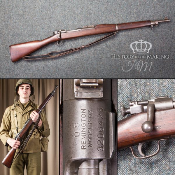 live firing American Remington Springfield Rifle for hire