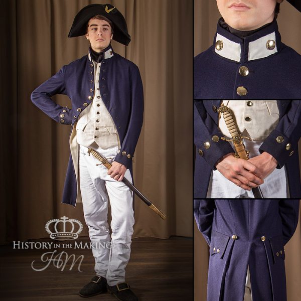 Royal navy, midshipman, uniform hire, 1806, battle of trafalgar, has victory, costume hire