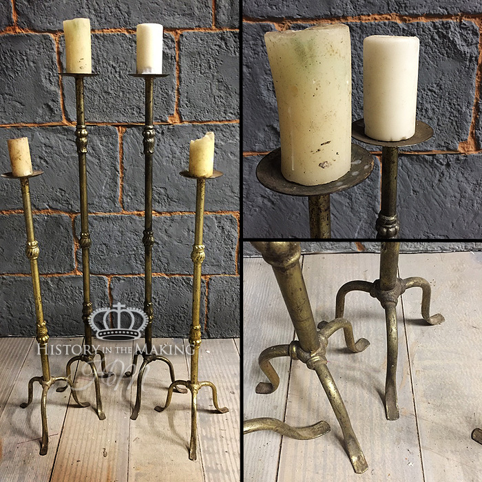 Floor standing- Church Candle sticks - History in the Making