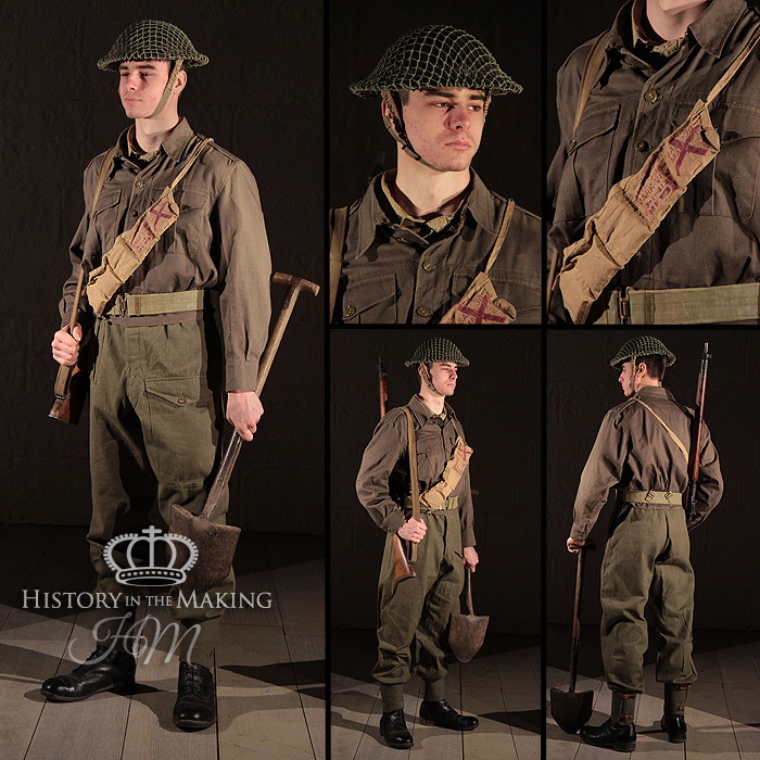 Battle Dress- Denim OD- 1939 pattern - History in the Making